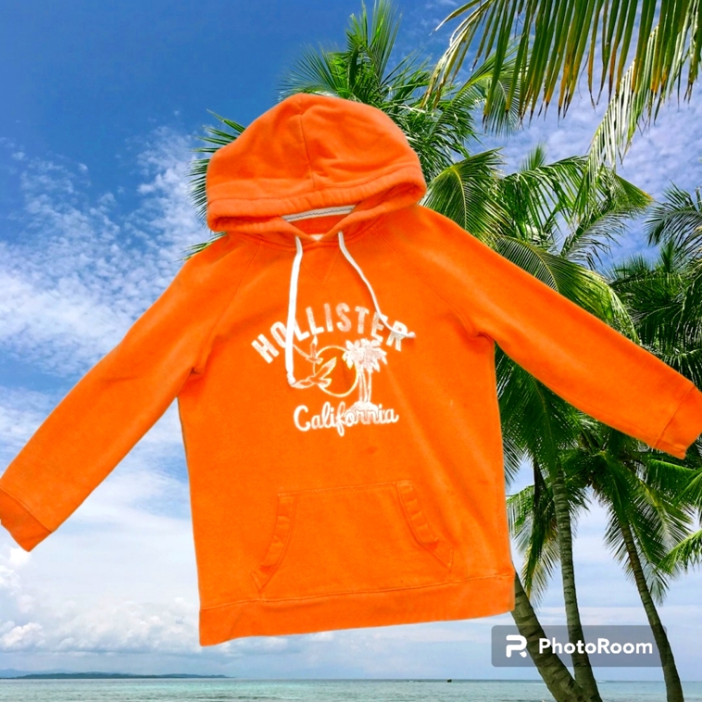 Hollister 3/4 sleeve hoodie